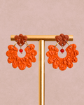 Brincos Flor de Argila