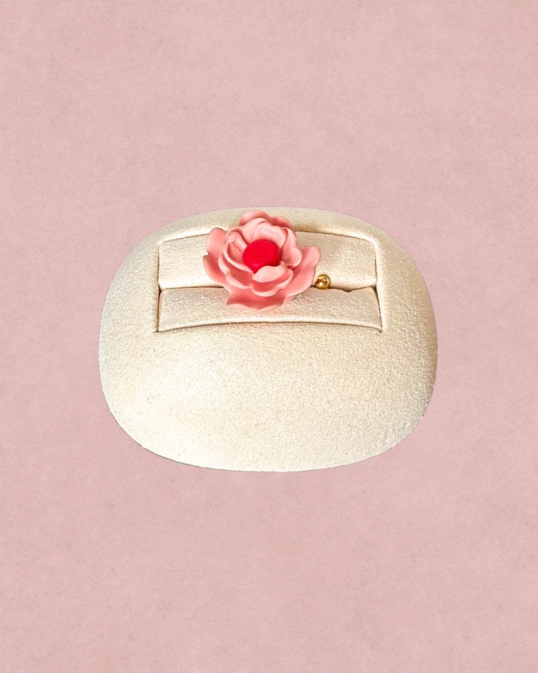 Anel Rosa - Cor Única