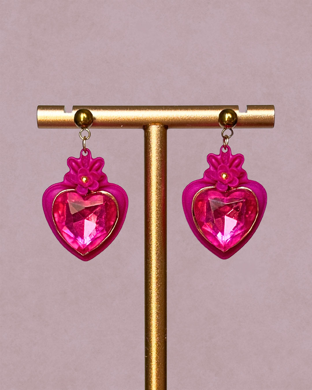 Brincos Coeur Brillant - Várias Cores