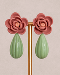 Brincos Flor Pastel