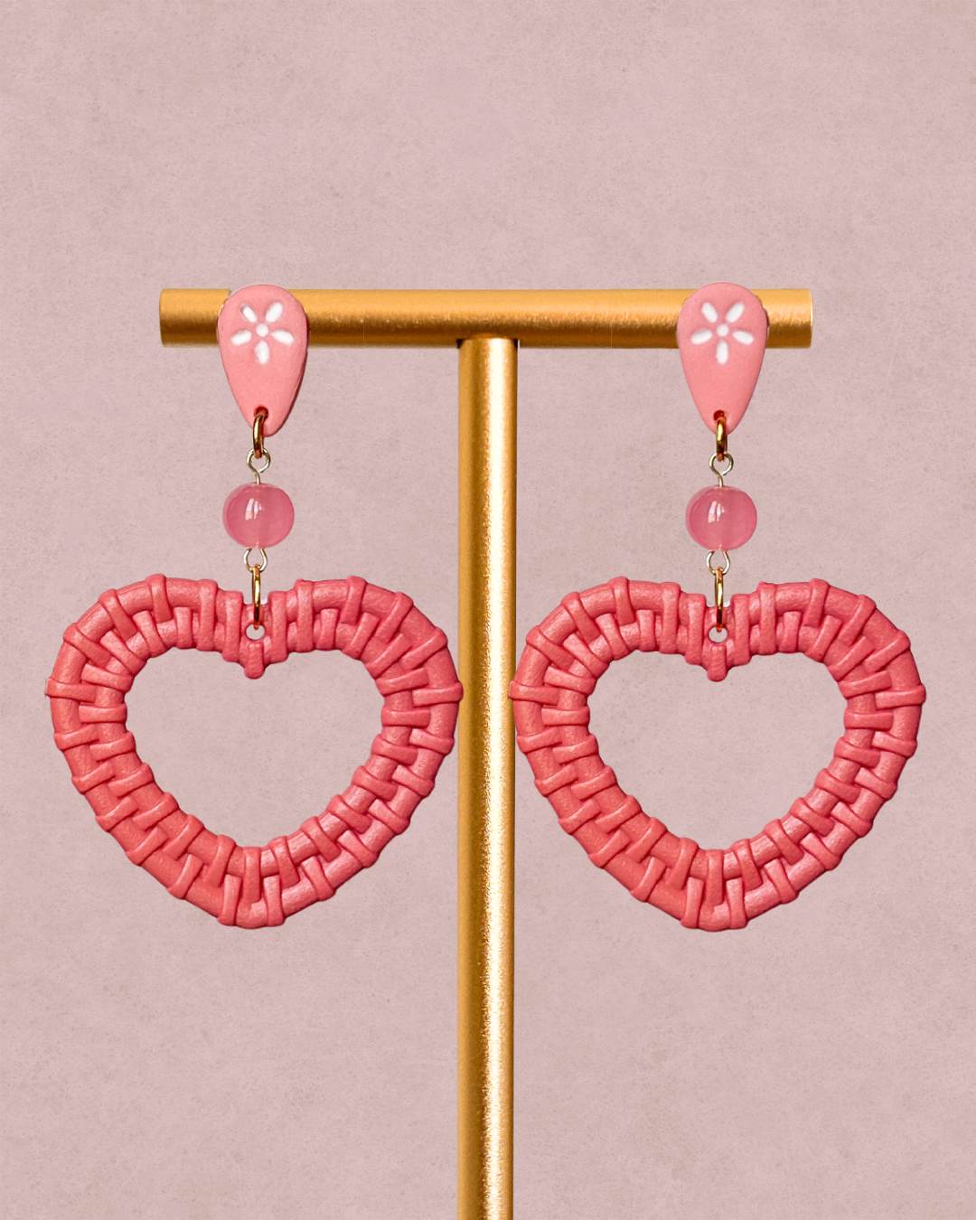 Brincos Coração de Sol - Várias Cores