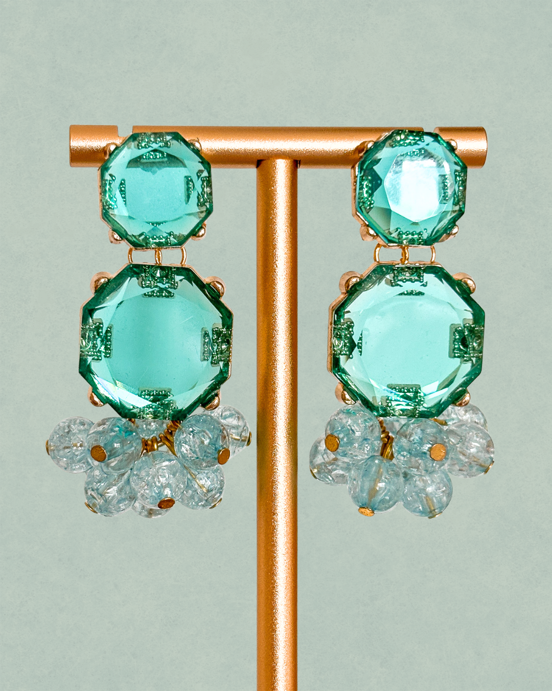 Brincos Hexágono - Várias Cores