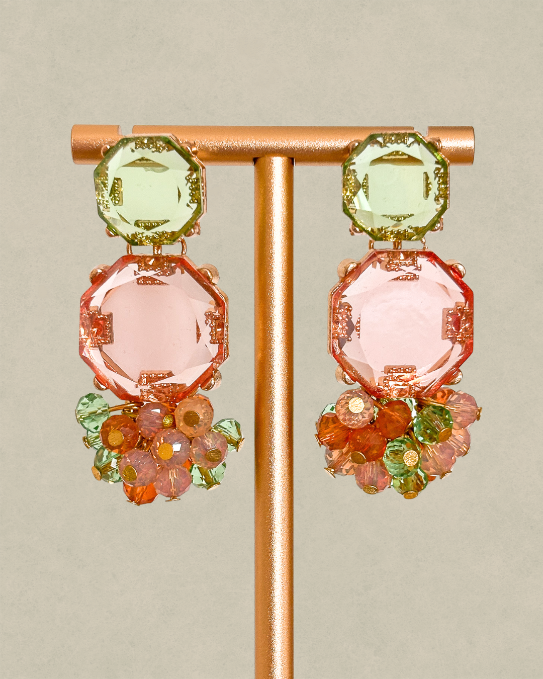 Brincos Hexágono - Várias Cores