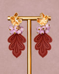 Brincos Elegância Rosé