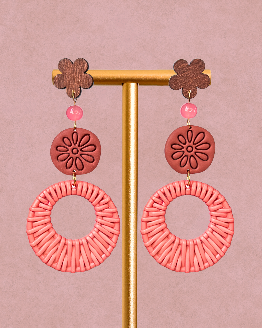 Brincos Flor de Sol - Várias Cores