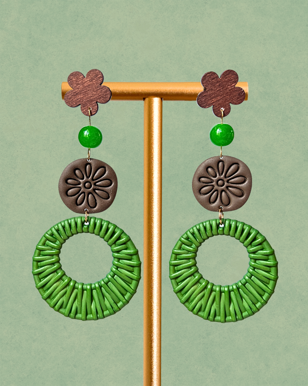 Brincos Flor de Sol - Várias Cores