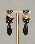 Brincos Amour Noir
