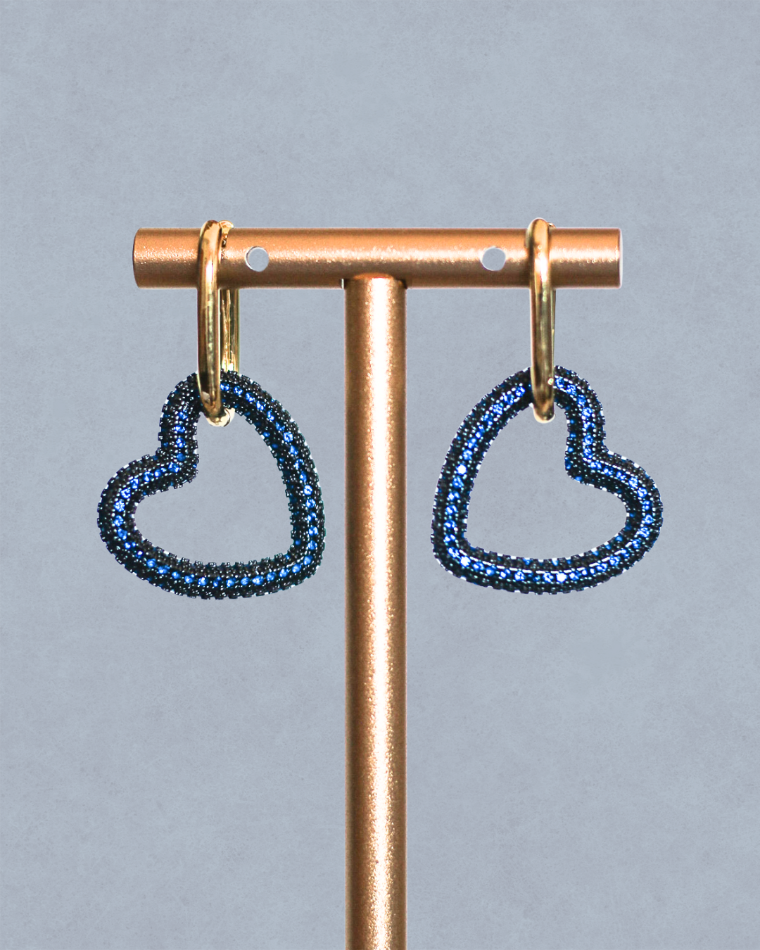 Argolas Coração Profundo - Várias Cores
