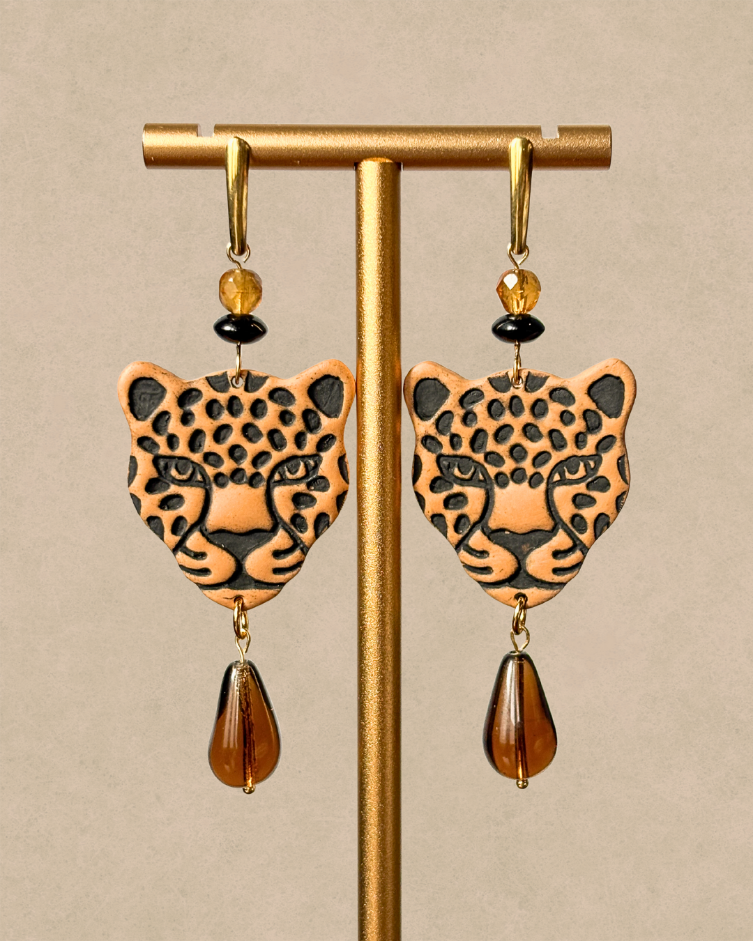 Brincos Leopardo
