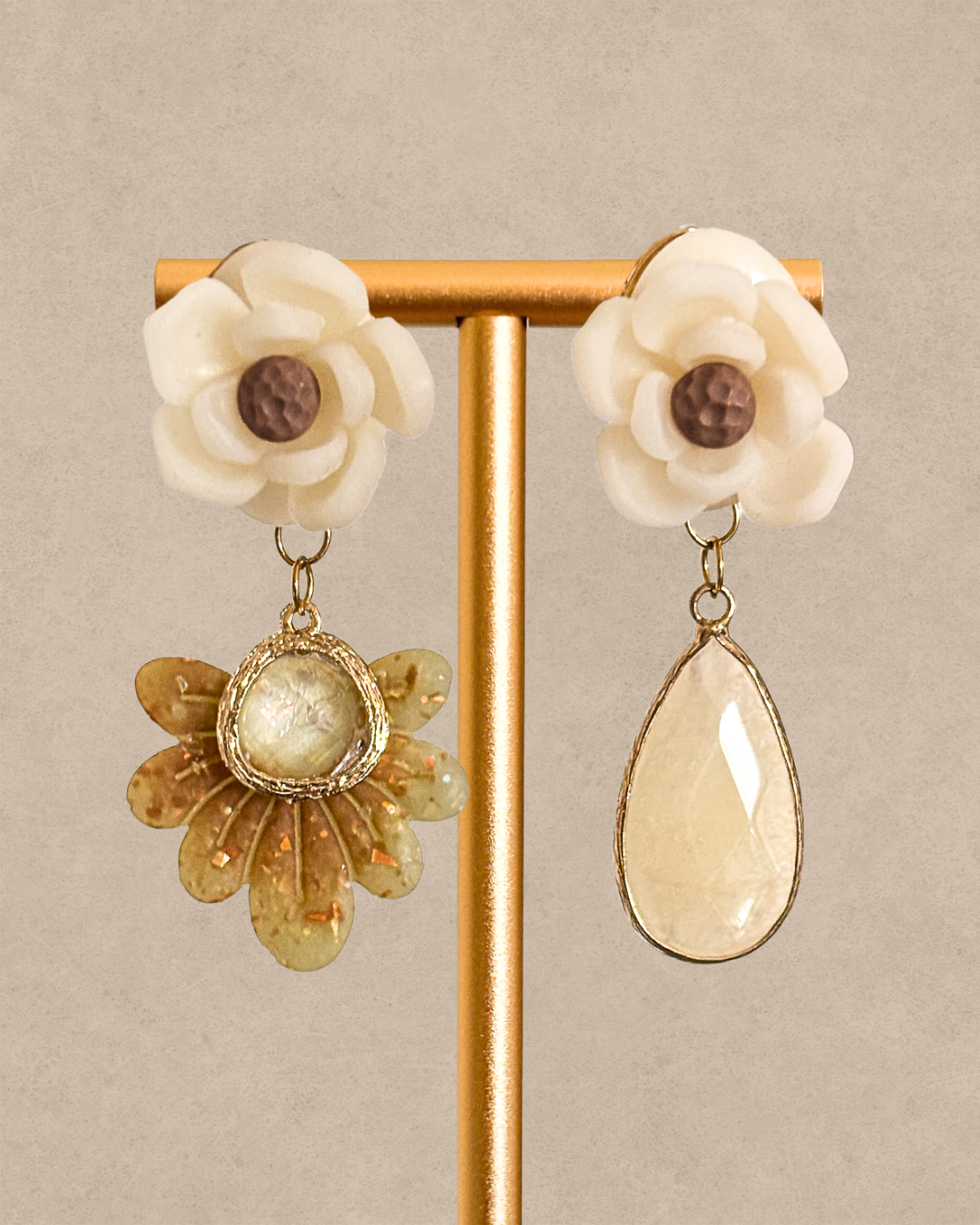 Brincos Flor Pendente - Vários Modelos