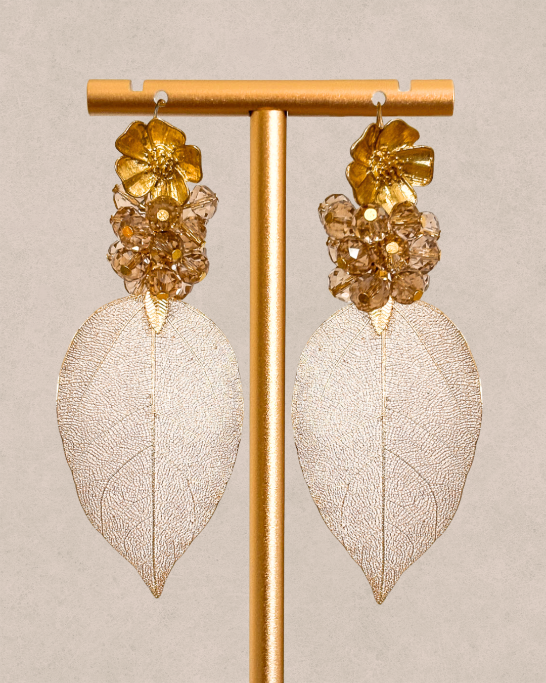 Brincos Ouro D'Outono