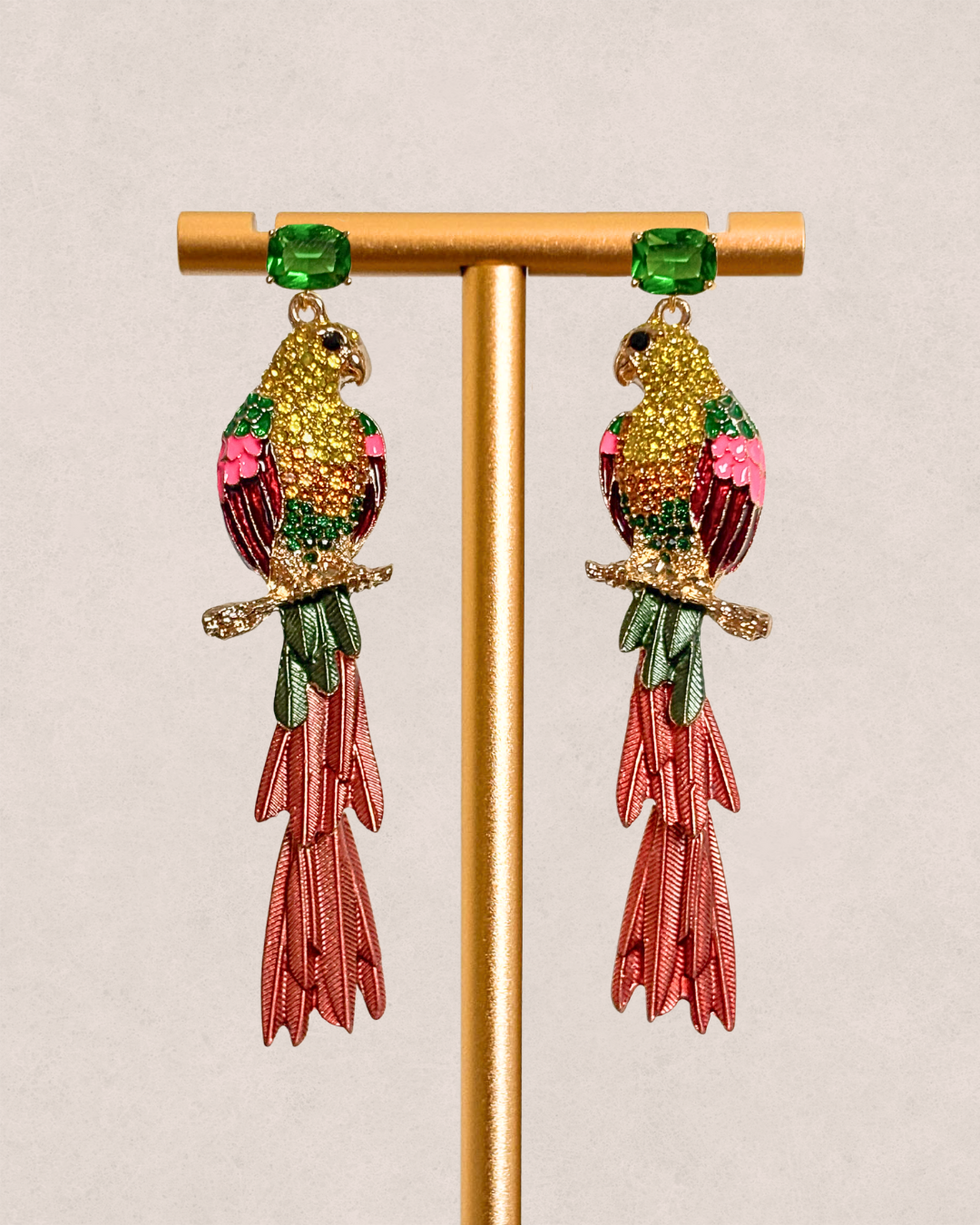 Brincos Arara Tropical - Vários Modelos