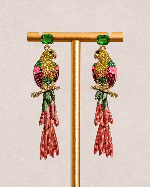 Brincos Arara Tropical - Vários Modelos