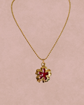 Colar Red Bloom