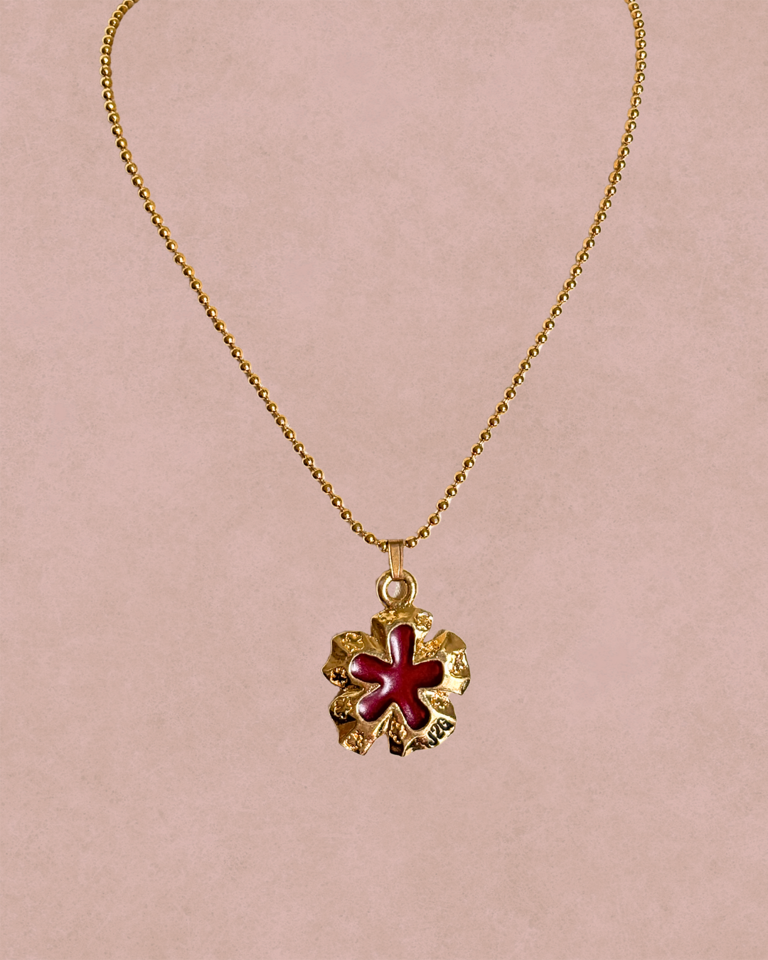 Colar Red Bloom