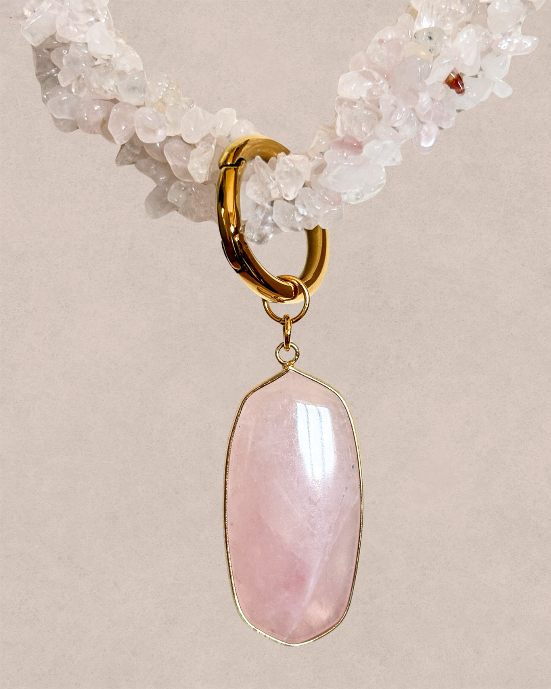 Colar Rosa Natural