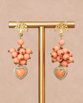 Brincos Amor Coral - Vários Modelos