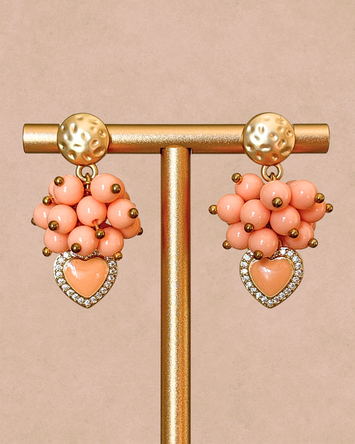Brincos Amor Coral - Vários Modelos