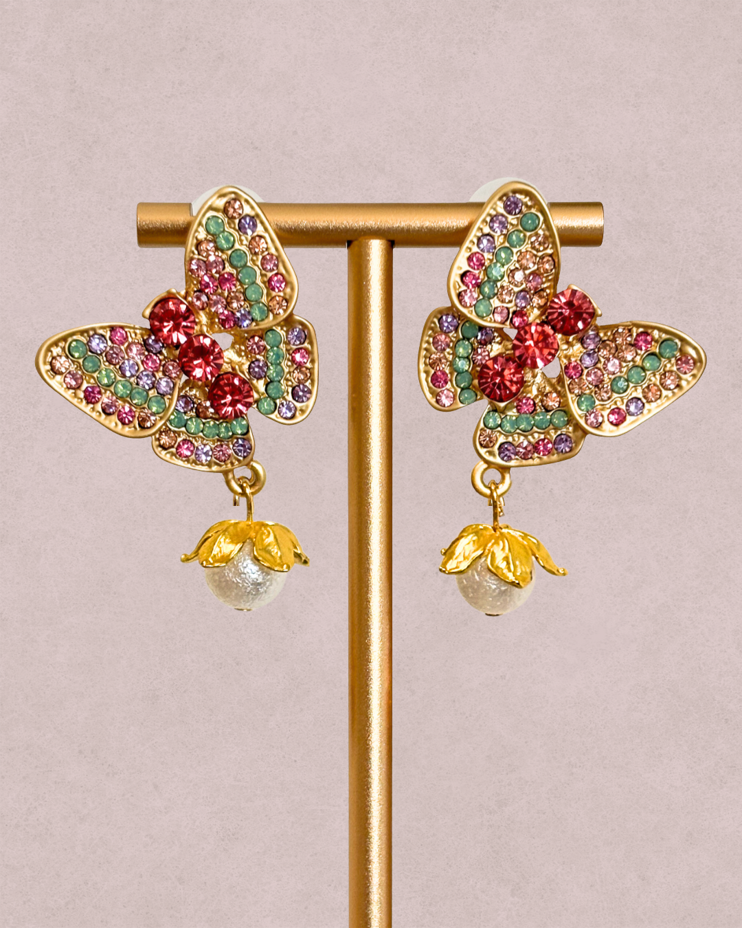 Brincos Borboleta Rosada - Vários Modelos