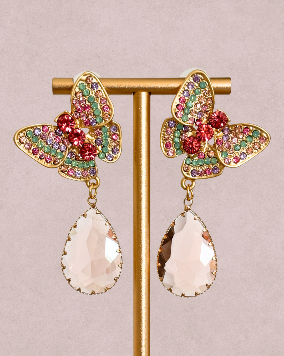 Brincos Borboleta Rosada - Vários Modelos